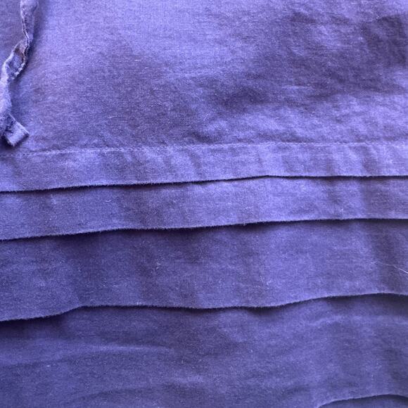 Theory Drawstring Waist Relaxed Layered Tank Top EUC Mixed Media - Picture 6 of 12